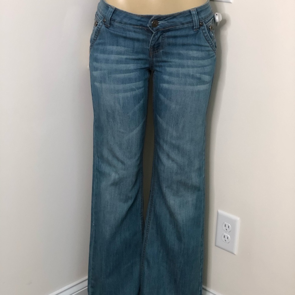 JCJQ Wide leg denim jeans